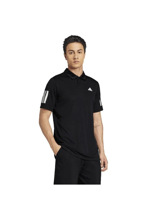 Adidas Adidas Club 3Str Polo Black Polo Shirt (Short Sleeve) Polo Shirts For Men